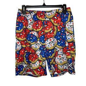 Into the AM Patriotic Doughnut Shorts Men's 34